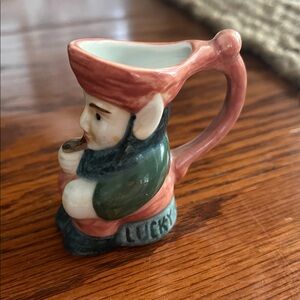 Lucky Leprechaun Toby Jug Toothpick Holder